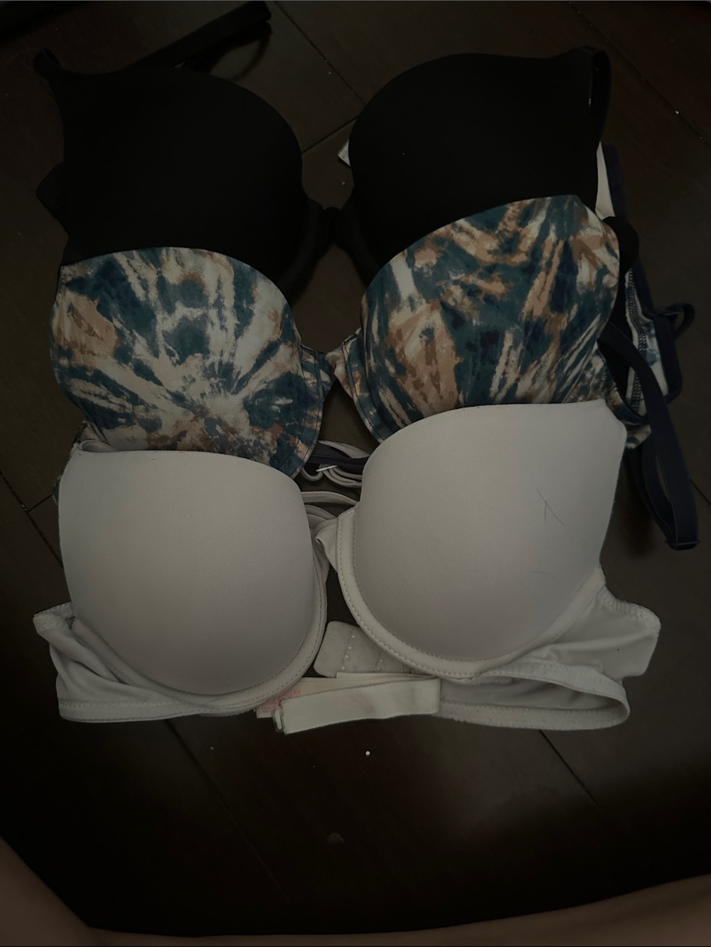 3 PINK Victoria’s Secret push-up bras